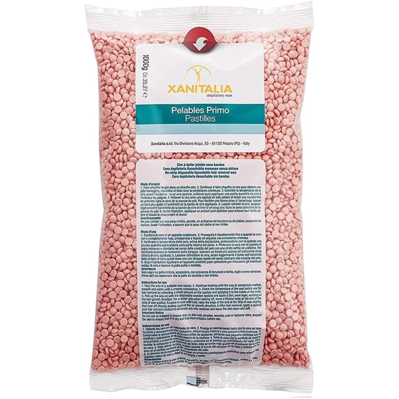 XanitaliaPro Brasilian System perle di cera rosa 1000 gr