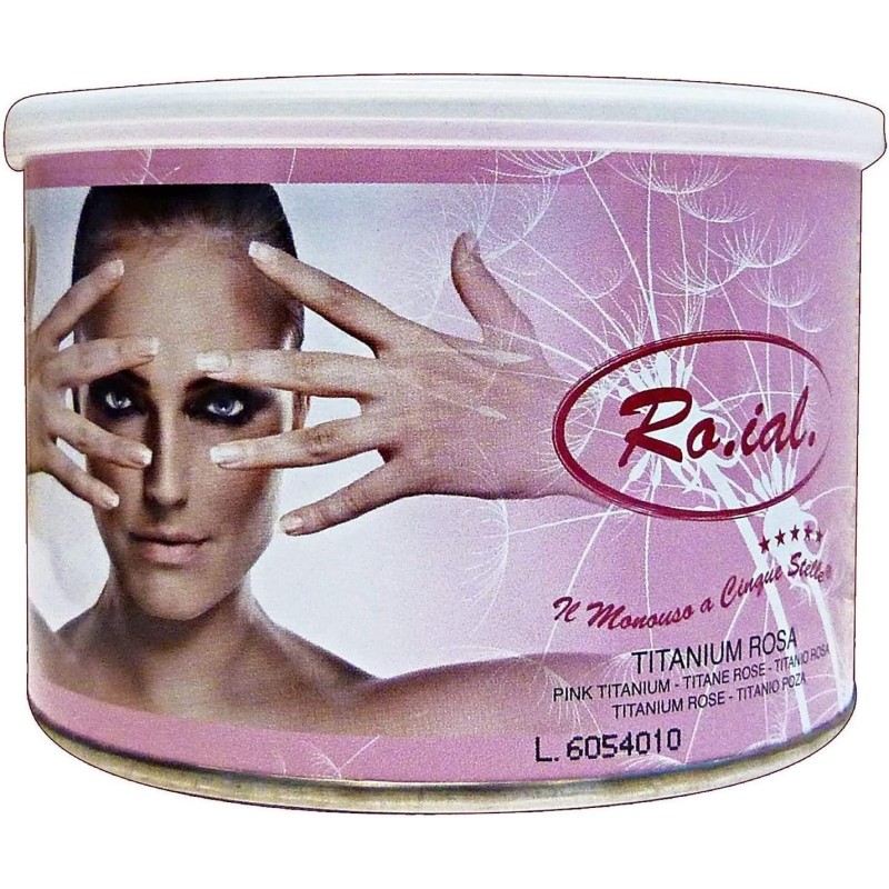 Roial Cera Titanio Rosa 400 ml per Pelli Sensibili